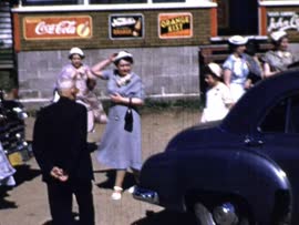 Vie familiale des années 1950 - Lac Sept-Îles (Saint-Raymond) – rue Saint-Pierre (Saint-Raymond) – voyages Niagara et USA – Palais de justice de Sherbrooke