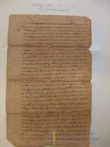 Original Document numérique not accessible