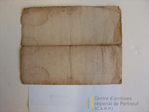 Original Document numérique not accessible