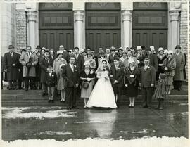 Mariage de Denise L’Écuyer et Roch Perreault (nièce d’Yvonne L’Écuyer)