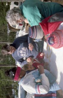 Fête au sucre au chalet de M mme Robert Paquin