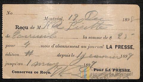 Original Document numérique not accessible