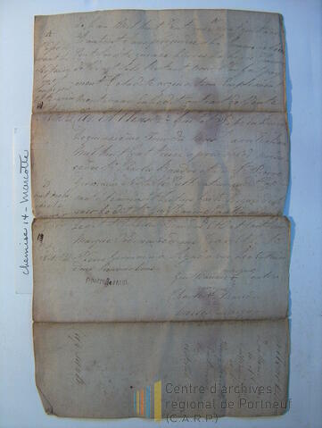 Original Document numérique not accessible