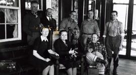 Au club Tourilli avec Alex Germain Joseph Cantin Édouard Piché et Louis Germain