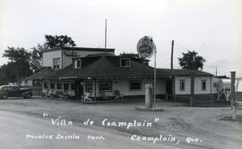 Carte postale « Villa de champlain » - Maurice Jasmin prop.