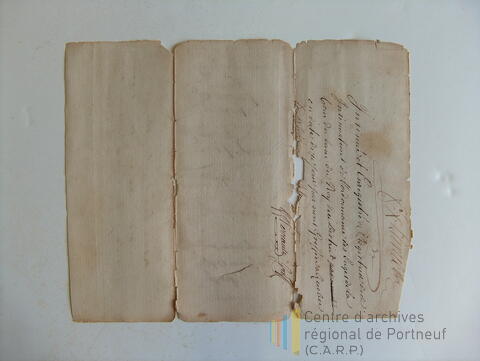 Original Document numérique not accessible