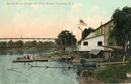 Spruce street Bridge and boat house - Paterson - N-J - À Joséphine Bilodeau - Recto