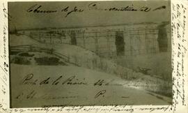 « Pont du chemin de fer sur la rivière Sainte-Anne »