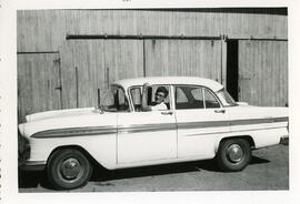 Rémy Vohl dans une voiture Envoy