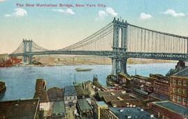 The new Manhattan bridge - New-York city - À Joséphine de son frère Paterson - Recto