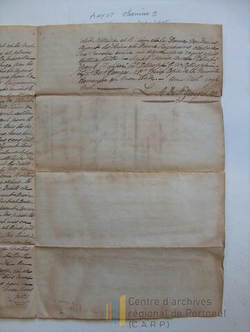 Original Document numérique not accessible