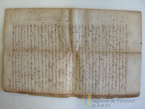 Original Document numérique not accessible