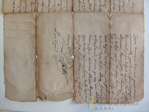 Original Document numérique not accessible