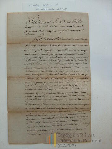 Original Document numérique not accessible