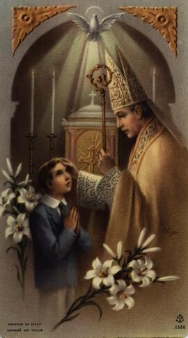 Souvenir de ma confirmation par son excellence Mgr Lionel Audet