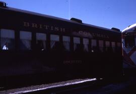 Trains de passagers à la gare à Québec