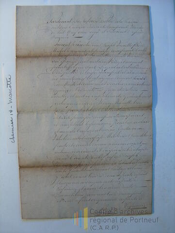 Original Document numérique not accessible