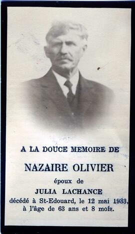 Olivier Nazaire, époux de Julia Lachance