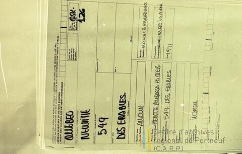 Original Document numérique not accessible