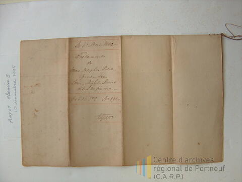 Original Document numérique not accessible