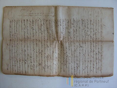 Original Document numérique not accessible