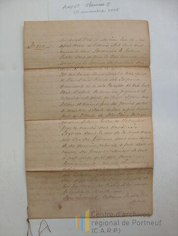 Original Document numérique not accessible