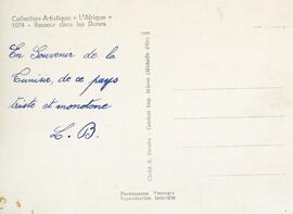 Bassour dans les dunes - De L B - Verso