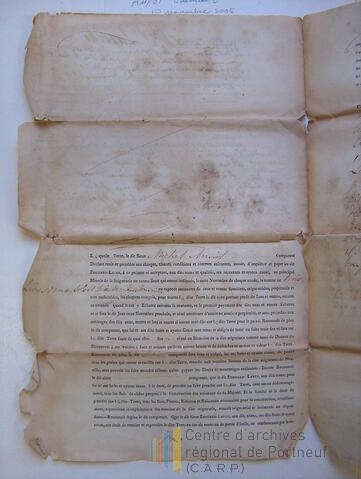 Original Document numérique not accessible