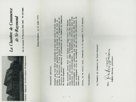 Remises des clefs par le président Robert Moisan à Jean Guy Cantin