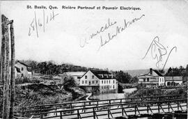 « Pouvoir électrique sur la rivière Portneuf à Saint-Basile »