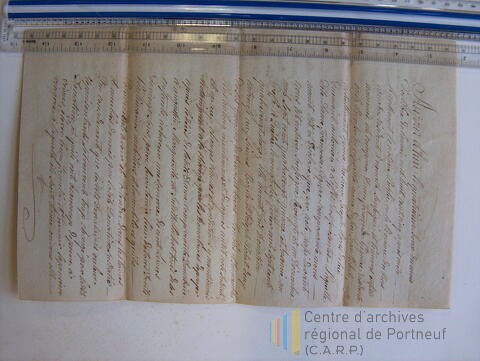 Original Document numérique not accessible