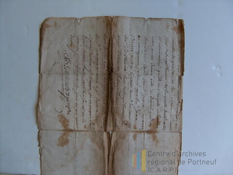 Original Document numérique not accessible