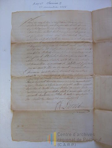 Original Document numérique not accessible