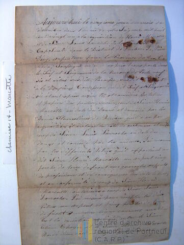 Original Document numérique not accessible