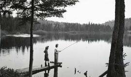 Lac Pont-Pierre - Avec Paul et Duke