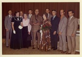 Fête à l’occasion de la retraite d’Adrien L’Écuyer (frère d’Yvonne) à l’Hôtel Royal