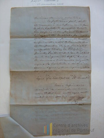 Original Document numérique not accessible