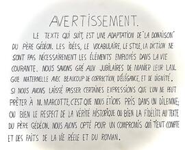 « La donaison », par Maurice Marcotte, page 1