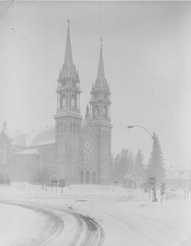 Église de Saint-Casimir en hiver