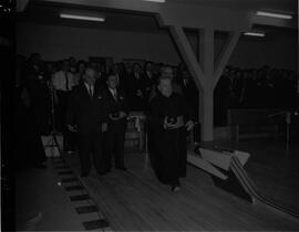 Bénédiction de la salle de quilles de Sainte-Anne-de-la-Pérade