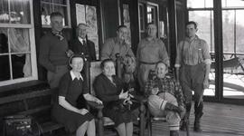 Au club Tourilli avec Alex Germain Joseph Cantin Édouard Piché et Louis Germain