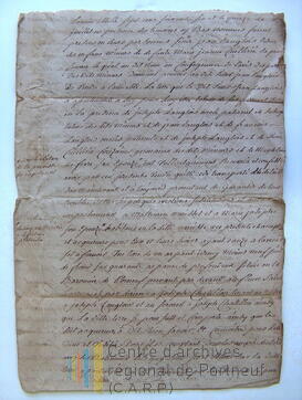 Original Document numérique not accessible