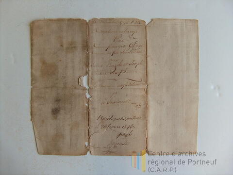Original Document numérique not accessible