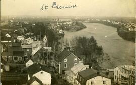 « Vue de la rivière vers l'île Grandbois »