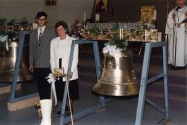 Claudine Vohl, marraine d’une des 3 cloches de la nouvelle l’église