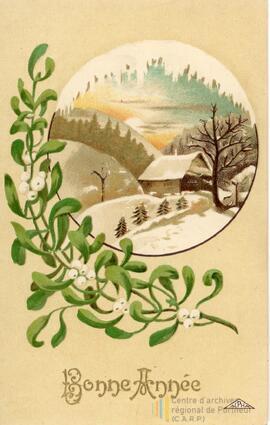 Carte postale Bonne année Julie Marcotte  - image