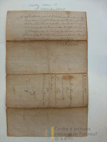 Original Document numérique not accessible