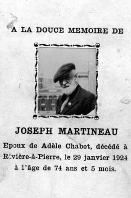 Martineau Joseph époux de Adèle Chabot