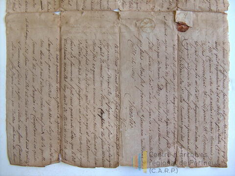 Original Document numérique not accessible