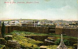 Carte rapportée par Fortunat Vohl du Cyclorama de Jerusalem – Ste- Anne-de-Beaupré – Mont Zion